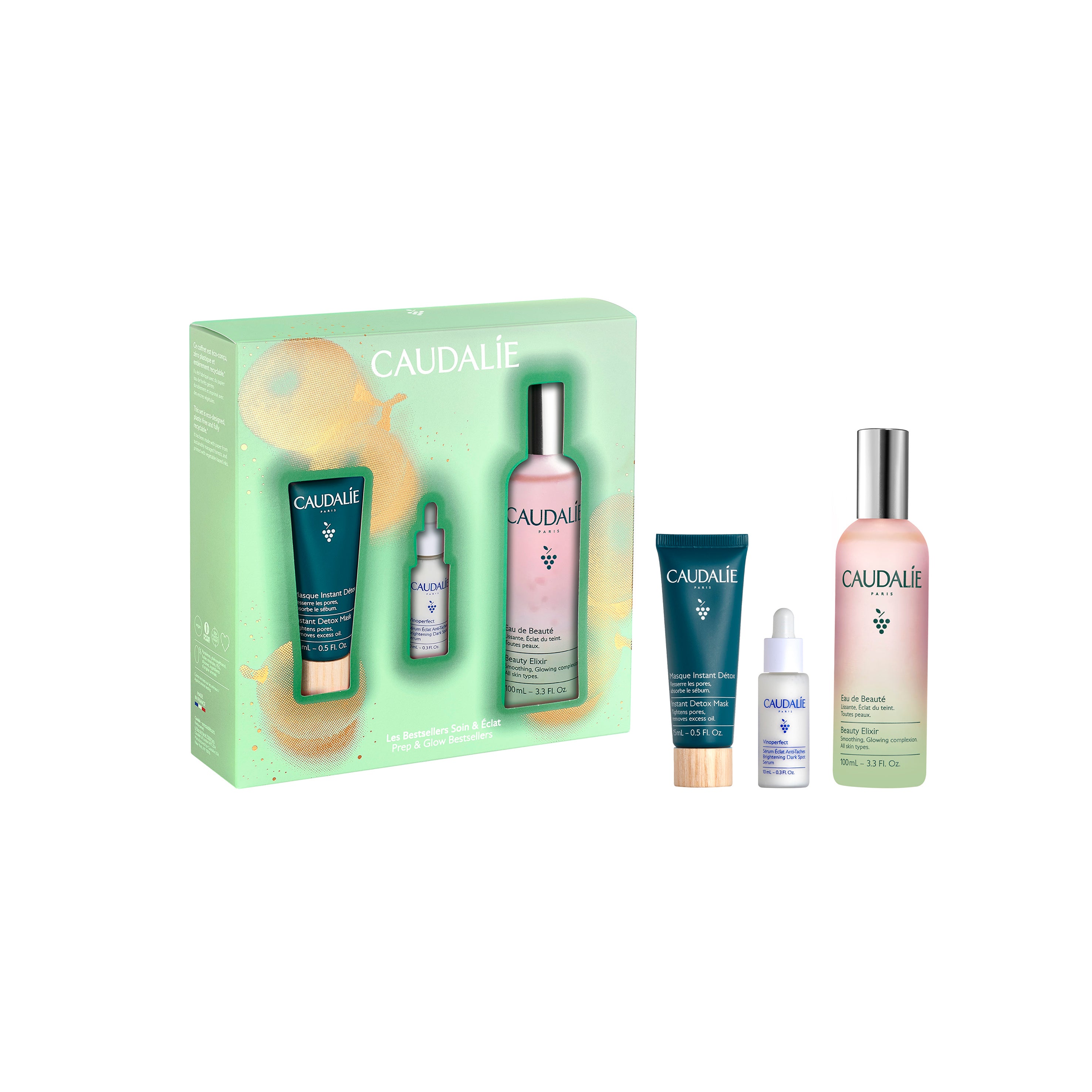 Beauty Elixir Prep &amp; Glow Bestsellers Trio Christmas Set